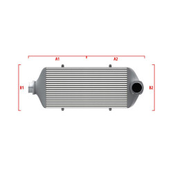 Competition custom intercooler Wagner 650mm x 400mm x 100mm