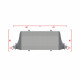 Po meri Competition custom intercooler Wagner 650mm x 400mm x 100mm | race-shop.si