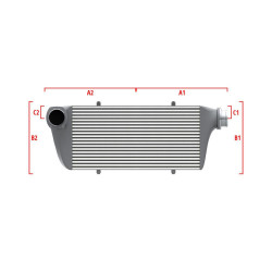 Competition custom intercooler Wagner 600mm x 205mm x 80mm