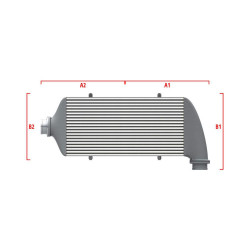 Performance custom intercooler Wagner 700mm x 205mm x 80mm