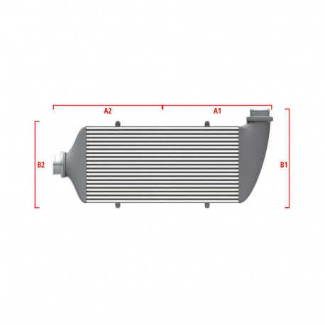 Po meri Competition custom intercooler Wagner 500mm x 400mm x 100mm | race-shop.si