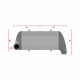 Po meri Performance custom intercooler Wagner 600mm x 300mm x 90mm | race-shop.si