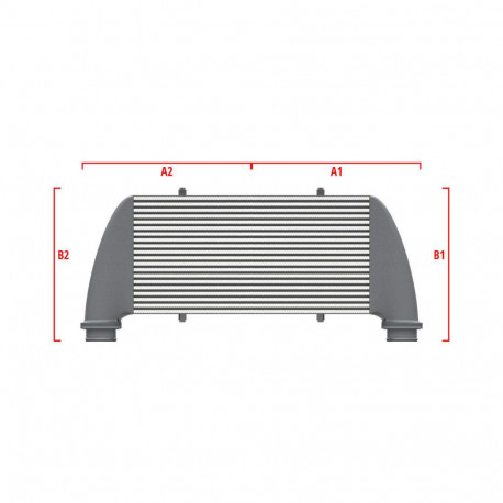 Po meri Competition custom intercooler Wagner 500mm x 205mm x 80mm | race-shop.si