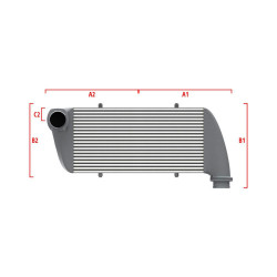Performance custom intercooler Wagner 600mm x 300mm x 90mm