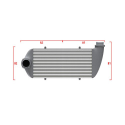 Performance custom intercooler Wagner 600mm x 205mm x 80mm