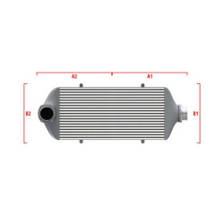 Performance custom intercooler Wagner 700mm x 205mm x 80mm