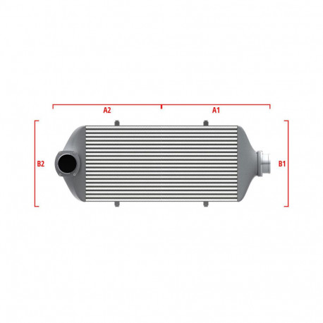 Po meri Performance custom intercooler Wagner 700mm x 300mm x 90mm | race-shop.si