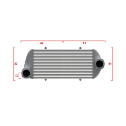 Performance custom intercooler Wagner 600mm x 300mm x 90mm