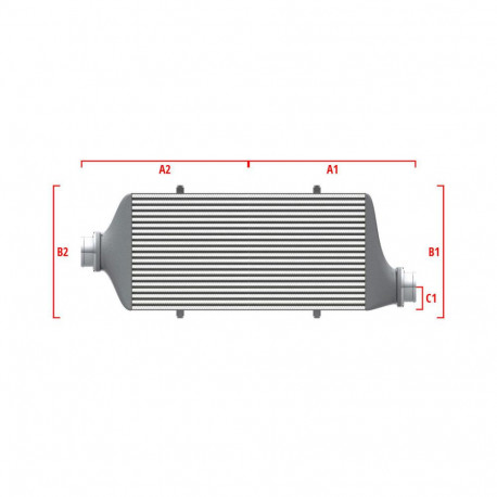 Po meri Competition custom intercooler Wagner 500mm x 400mm x 100mm | race-shop.si