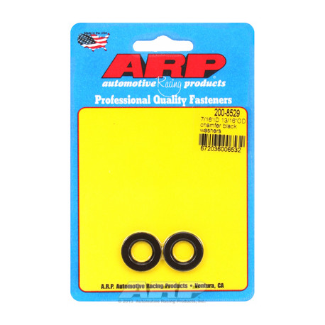ARP vijaki "7/16"ID 13/16"OD .120"TH chamfer black washers" (2pcs) | race-shop.si