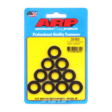 ARP vijaki 7/16"ID 13/16"OD .120"TH black washers (10pcs) | race-shop.si