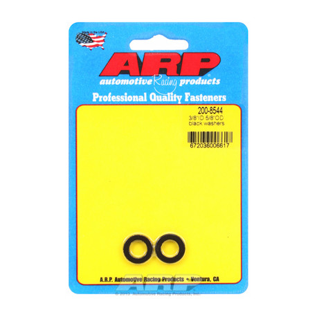 ARP vijaki "3/8"ID 5/8"OD .120"TH black washers" (2pcs) | race-shop.si