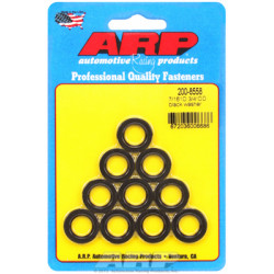 "7/16"ID 3/4"OD .120"TH black washers" (10pcs)