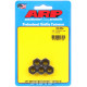 ARP vijaki "3/8-16"" black coarse heks nut kit" (5pcs) | race-shop.si