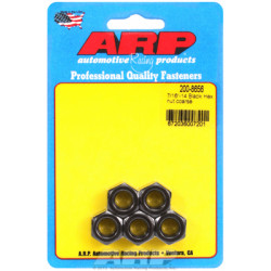 "7/16""-14 black coarse heks nut kit" (5pcs)
