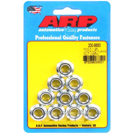 ARP vijaki ARP matice (s prirobnico), M10×1.25, 10 kos | race-shop.si