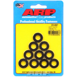 "3/8"ID 3/4"OD .120"TH black washers" (10pcs)