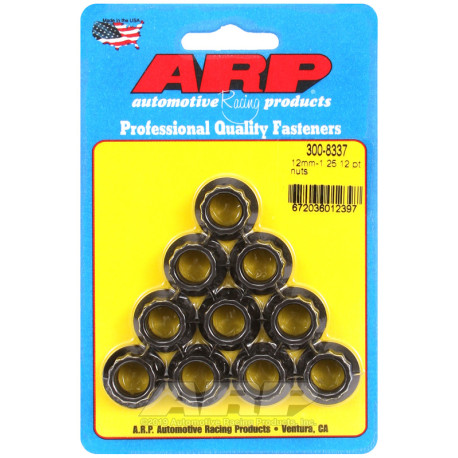 ARP vijaki ARP matice (12-robna glava), M12×1.25, 10 kos | race-shop.si