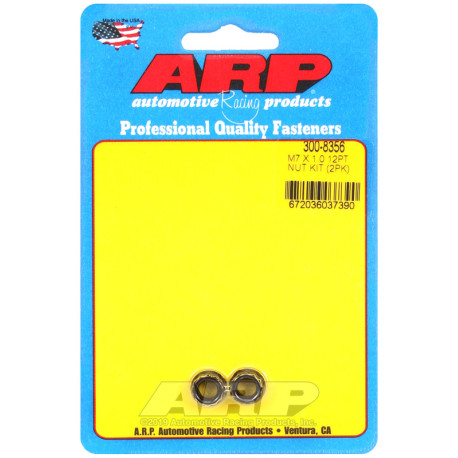ARP vijaki ARP matice (12-robna glava), M7×1.00, 2 kos | race-shop.si