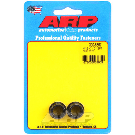 ARP vijaki ARP matice (12-robna glava), M12×1.00, 2 kos | race-shop.si