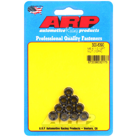 ARP vijaki ARP matice (12-robna glava), M6×1.00, 10 kos | race-shop.si