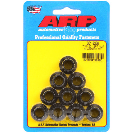 ARP vijaki ARP matice (12-robna glava), 7/16-20, 10 kos | race-shop.si