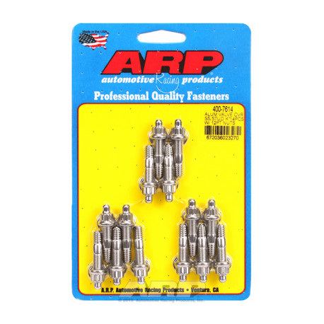 ARP vijaki Cast alum covers SS 12 kos pokrov ventila stud kit. 14pc | race-shop.si