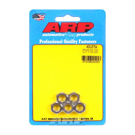 ARP vijaki "3/8"" -24 SS fine heks nut kit" (5pcs) | race-shop.si