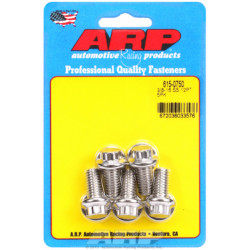 "3/8""-16 x 0.750 12 kos 7/16 wrenching SS vijaki" (5pcs)