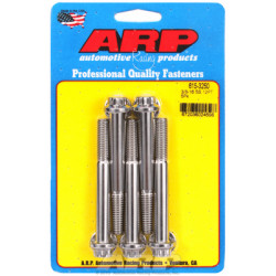 "3/8""-16 x 3.250 12 kos 7/16 wrenching SS vijaki" (5pcs)