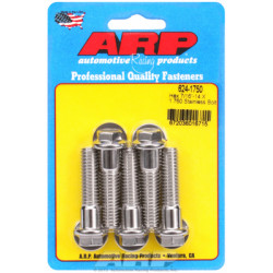 "7/16""-14 X 1.750 heks 1/2 wrenching SS vijaki" (5pcs)
