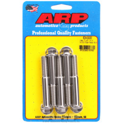 "7/16""-14 X 3.000 heks 1/2 wrenching SS vijaki" (5pcs)