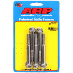 "3/8""-16 x 3.000 heks 7/16 wrenching SS vijaki" (5pcs)