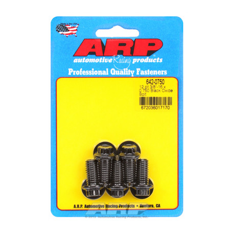 ARP vijaki "3/8""-16 x 0.750 12 kos black oxide bolts" (5pcs) | race-shop.si