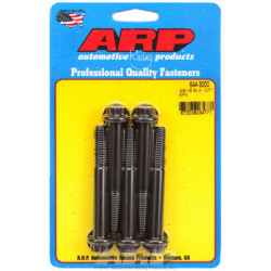 "3/8""-16 x 3.000 12 kos 7/16 wrenching black oxide bolts"5pcs