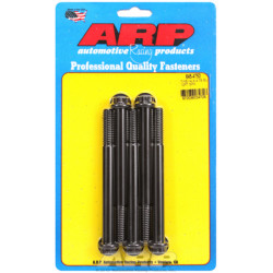 "7/16""-14 X 4.750 12 kos 1/2 wrenching black oxide bolts"5pcs