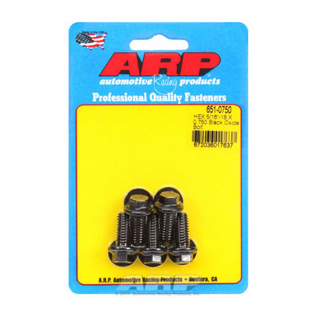 ARP vijaki "5/16""-18 X 0.750 heks black oxide bolts" (5pcs) | race-shop.si