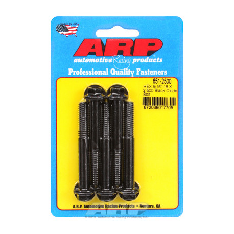 ARP vijaki ARP "5/16""-18 X 2.500 heks black oxide bolts (5pcs) | race-shop.si