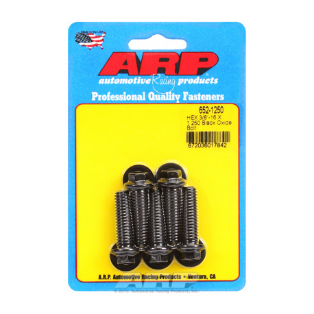 ARP vijaki "3/8""-16 X 1.250 heks black oxide bolts" (5pcs) | race-shop.si
