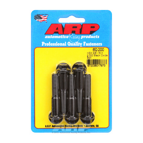 ARP vijaki "3/8""-16 X 2.000 heks black oxide bolts" (5pcs) | race-shop.si