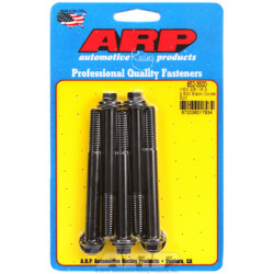 "3/8""-16 X 3.500 heks black oxide bolts" (5pcs)