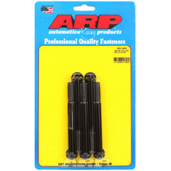 "3/8""-16 X 4.000 heks black oxide bolts" (5pcs)