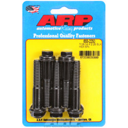"7/16""-14 X 2.250 heks 1/2 wrenching black oxide bolts" 5pcs