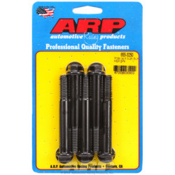 "7/16""-14 X 3.250 heks 1/2 wrenching black oxide bolts" 5pcs