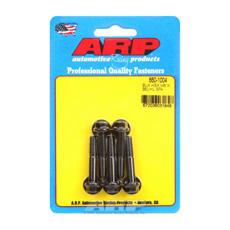 ARP vijaki M6 x 1.00 x 35 heks black oxide bolts (5pcs) | race-shop.si