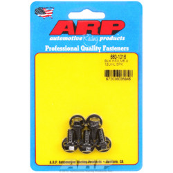 M6 x 1.00 x 12 heks black oxide bolts (5pcs)