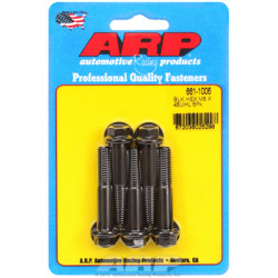 M8 x 1.25 x 45 heks black oxide bolts (5pcs)