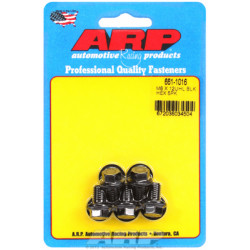 M8 x 1.25 x 12 heks black oxide bolts (5pcs)