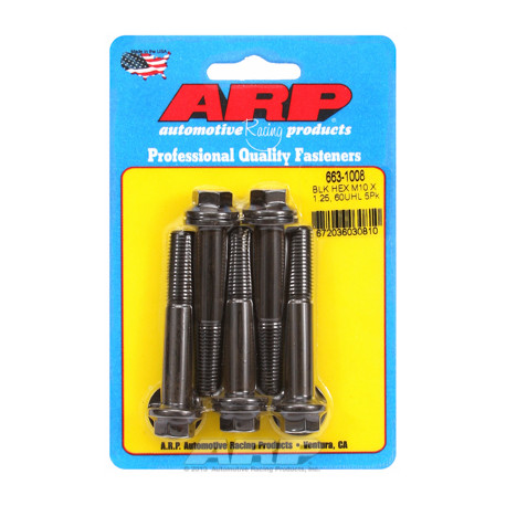 ARP vijaki ARP M10 x 1.25 x 60 heks black oxide bolts (5pcs) | race-shop.si