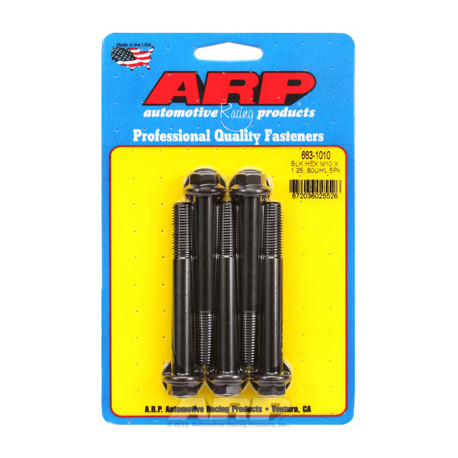 ARP vijaki M10 x 1.25 x 80 heks black oxide bolts (5pcs) | race-shop.si